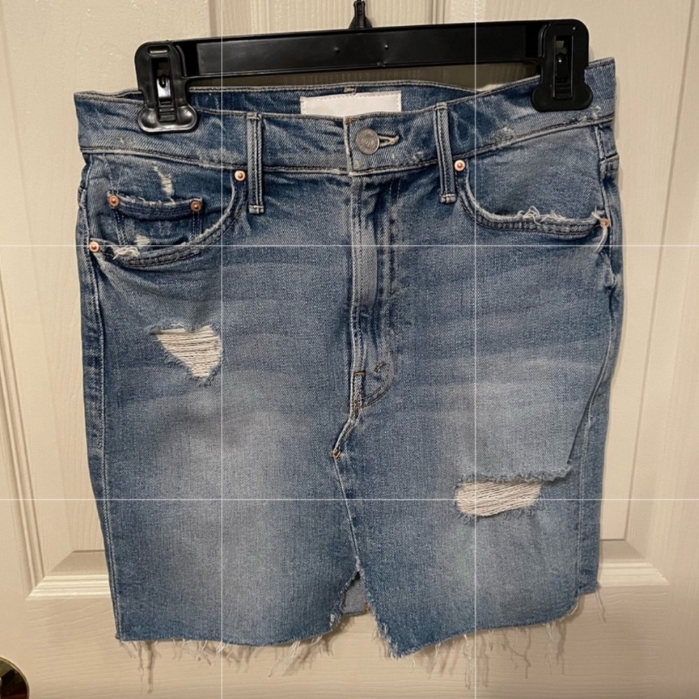 Mother Sacred Slit Mini Skirt The Confession Wash